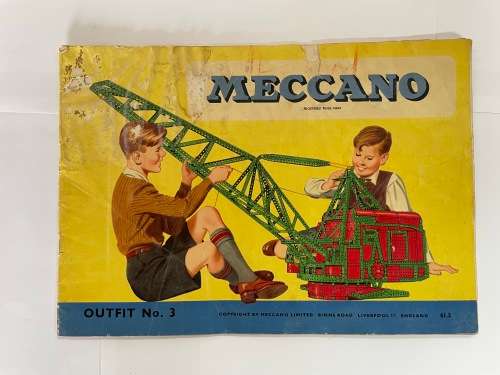 Meccano Set 3 Red And Green