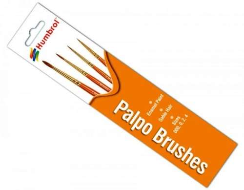 Palpo Sable Hair Brush Pack # 000/0/2/4