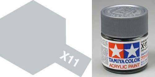 X-11 Chrome Silver Acrylic - Gloss - Acrylic Paint.
