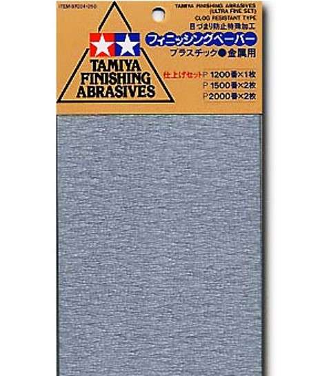 Finishing Abrasives (Ultra Fine Set) P1200/P1500/P2000