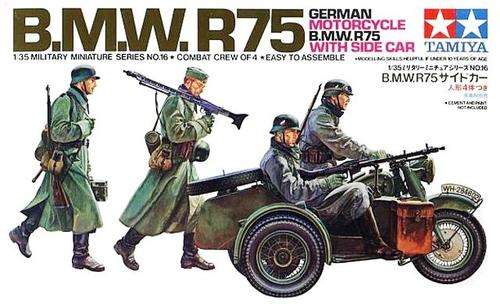 German BMW R75 With Side Car
