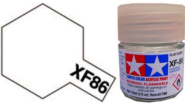 XF-86 Flat Clear - Matt - Mini Acrylic Paint.