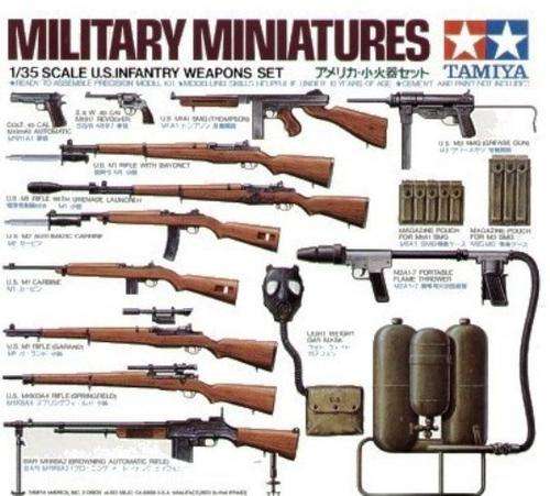 U.S. Infantry Weapons Set