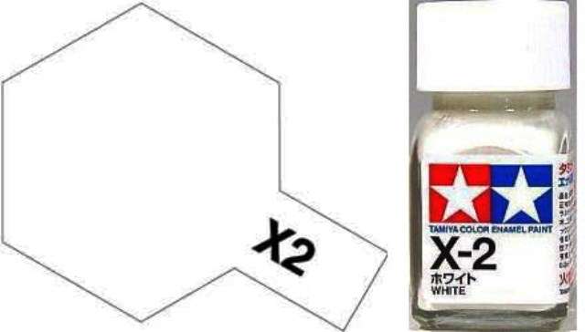 X-2 White - Gloss - Enamel Paint