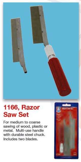 Razor Saw Set - 2 Blades