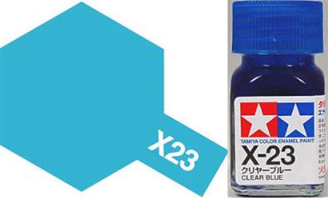 X-23 Clear Blue Gloss Enamel Paint