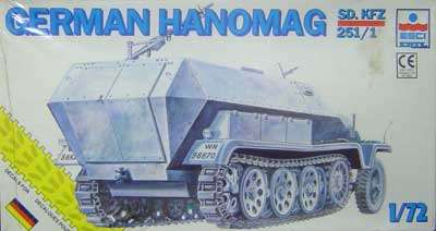 German Hanomag Sd. Kfz. 250/10 - Scale 1/72 by Esci.