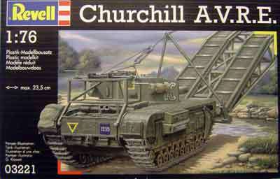 Churchill A.V.R.E. - Scale 1/76 by Revell/Germany.