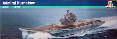 Admiral Kuzenstow (Soviet Aircraft Carrier) - Scale 1/720 by Italeri.