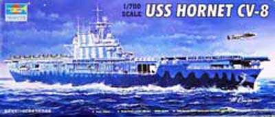 U.S.S. Hornet CV8 US Aircraft Carrier - Scale 1/700 by Trumpeter.