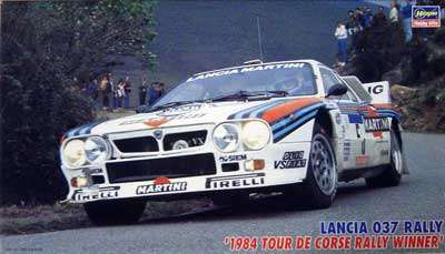 Lancia 037 84 Tour de Corse - Scale 1/24 by Hasegawa.