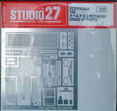 Opel Astra Dtm 2001 Photo Etch Set - Scale 1/24 By Studio 27.
