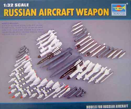 Modern Russian Aircraft Weapons Set - Scale 1/32 by Trumpeter.