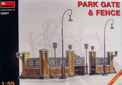 Park Gate And Fence - Scale1/35 By MiniArt.