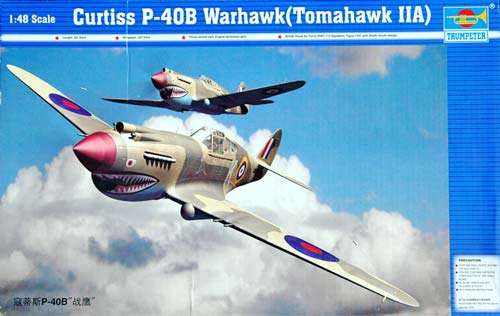 Curtiss P-40B Warhawk - Scale 1/48 By Trumpeter.