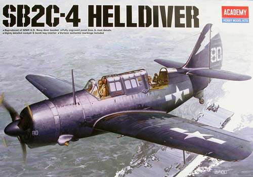 Curtiss SB2C-4 "Helldiver" - Scale 1/72 by Academy.