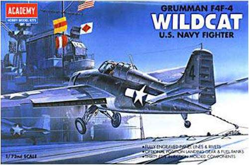 Grumman F4F-4 Wildcat - Scale 1/72 By Academy.