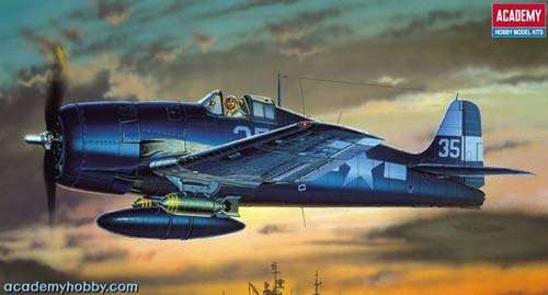 Grumman F6F-5 Hellcat - Scale 1/72 By Academy.
