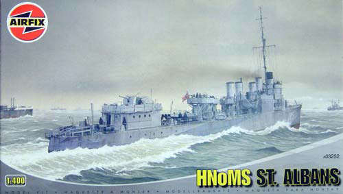 HNoMS St Albans - Scale 1/400 By Airfix.