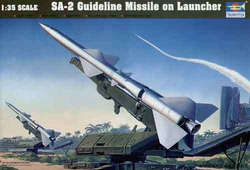 SA-2 Guideline Missile on launcher.
