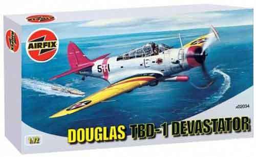 Douglas TBD-1 Devastator - Scale 1/72 By Airfix.