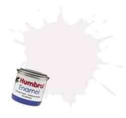 White Enamel paint 14ml by Humbrol.