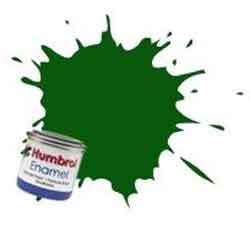 Brunswick Green - Gloss Enamel Paint - 14ml By Humbrol.