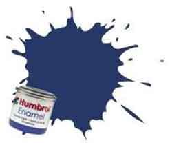 Azure Blue - Matt Enamel paint 14ml by Humbrol.
