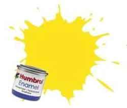 Florescent Saturn Yellow - Matt Enamel paint 14ml By Humbrol.