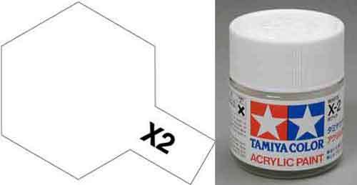 X-2 White - Gloss - Acrylic Paint