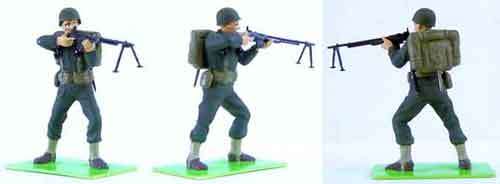 U.S. Army Infantry WWII Figure No. 2 - Scale 1/35 By 3 Track Models.