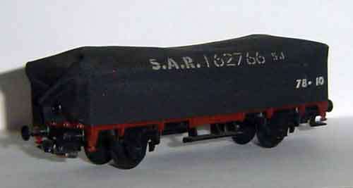 SAR Coal Wagon With Cover - Scale HO By Lima.