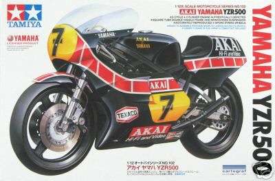 Yamaha YZR500 Akai - Scale 1/12 By Tamiya.