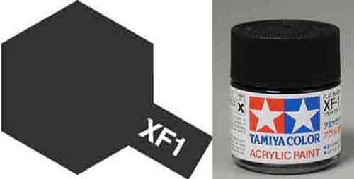 XF-1 Black - Matt - Acrylic Paint.