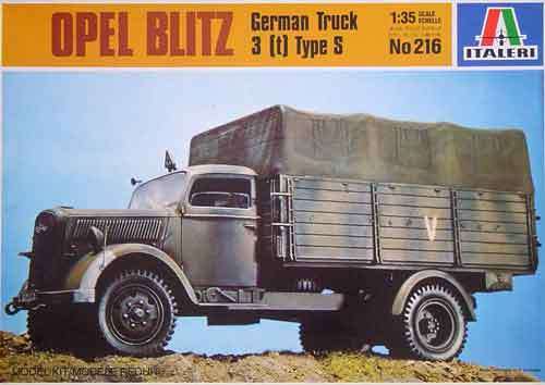 German Opel Blitz - Scale 1/35 By Italeri.