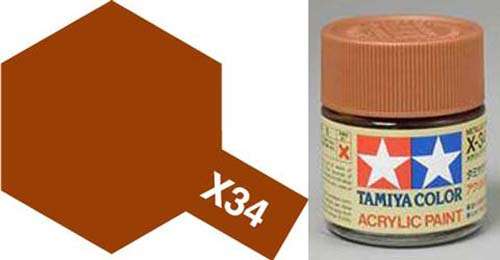 X-34 Metalic Brown - Gloss - Acrylic Paint.
