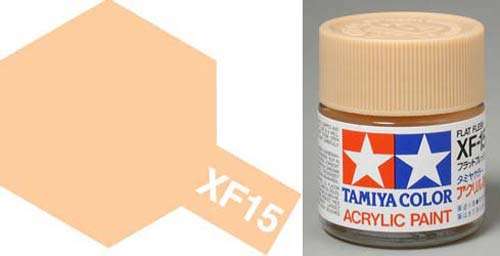 XF-15 Flesh - Matt - Acrylic Paint - 23ml By Tamiya.