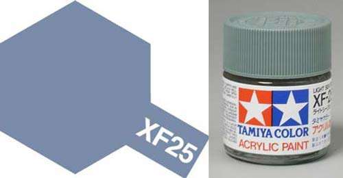 XF-25 Light Sea Grey - Matt - Acrylic Paint - 23ml By Tamiya.