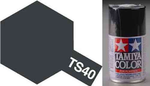 TS-40 Metalic Black Synthetic Lacquer Paint.