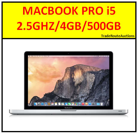 MacBook Pro 13.3-inch | Core i5 2.5GHz | 4GB DDR3 RAM | 500GB HDD | MD101 | INTEL HD GRAPHICS