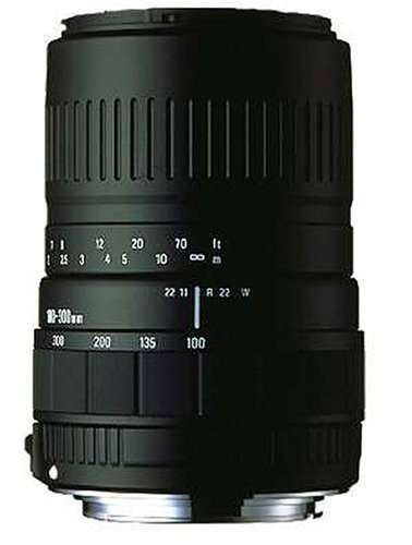SIGMA ZOOM LENS - 100-300 F4.5-6.7 FOR CANON DIGITAL SLR CAMERAS