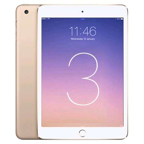 APPLE IPAD MINI 3 | 16GB | WiFi | CELLULAR 4G | GOLD | RETINA DISPLAY | MGYR2AB/A IPAD MINI3