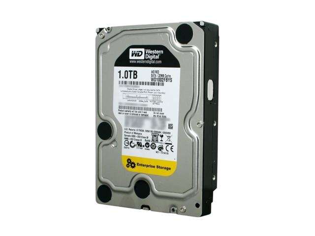 Western Digital RE3 1TB Internal 7200RPM 32MB Cache SATA2 3.5" WD1002FBYS