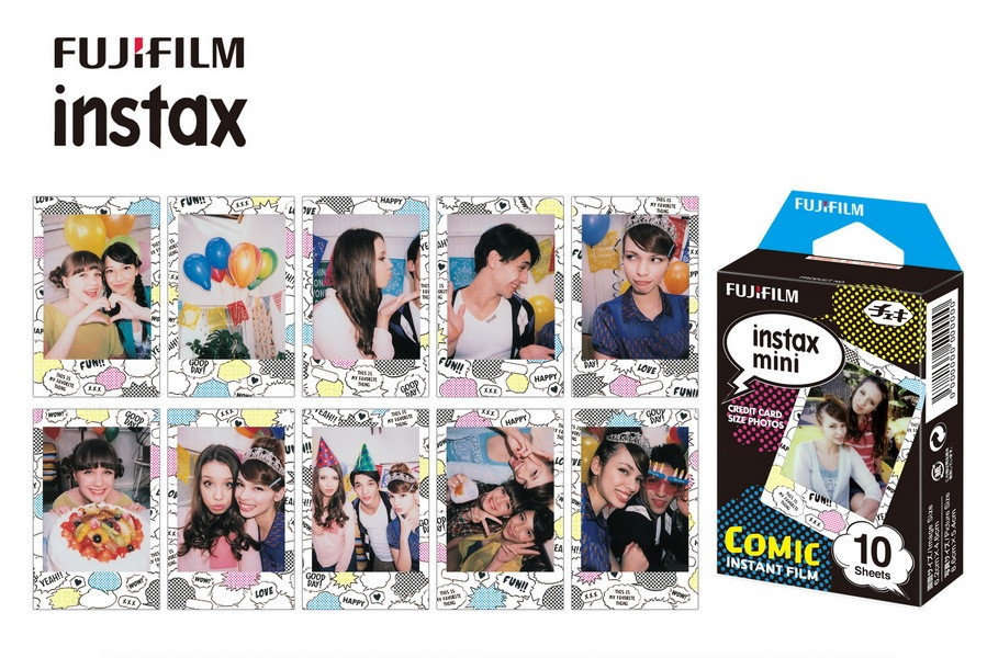 Fujifilm Instax mini Instant Film ( COMIC ) 10 Sheets per Box for Instax Mini 7 & 8