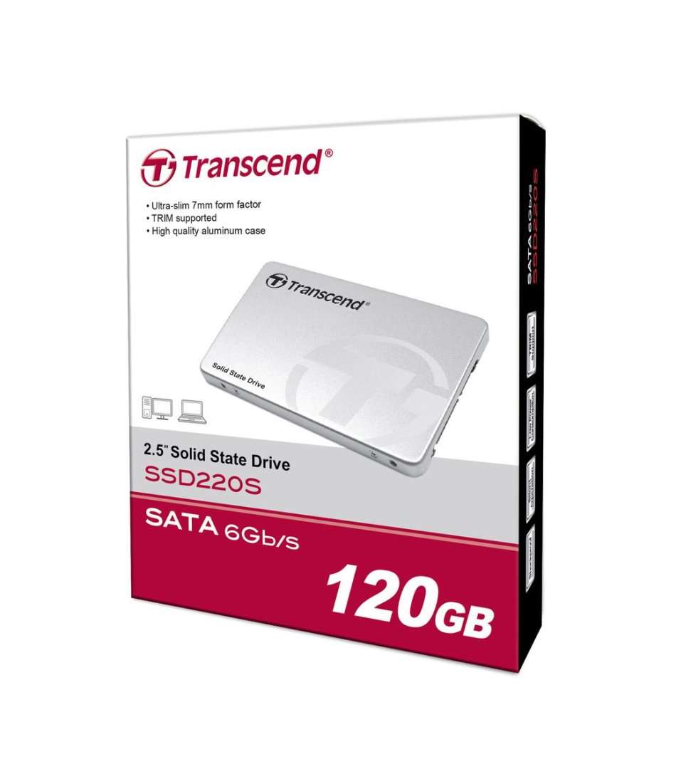 Transcend SSD220S 120GB 2.5" SATA 6GB/s SSD - Solid State Drive