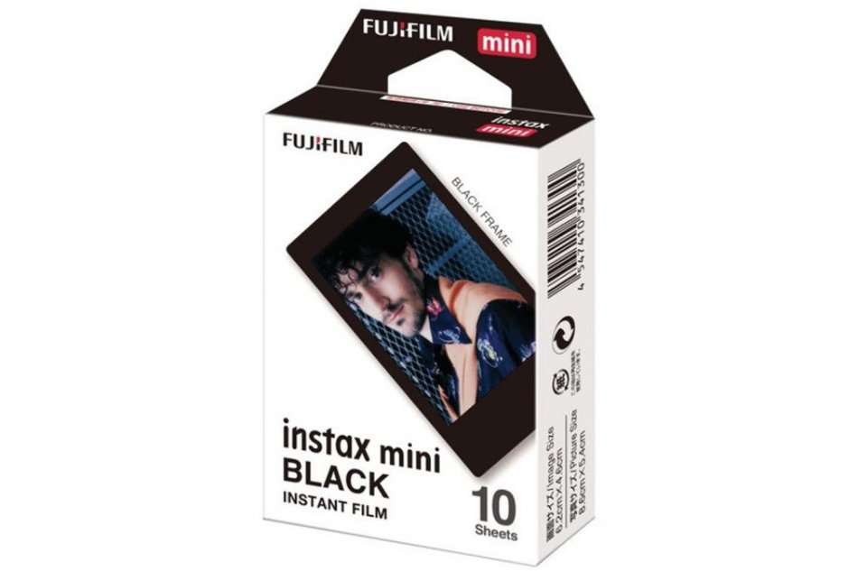 Fujifilm Instax mini Instant Film ( BLACK ) 10 Sheets per Box for Instax Mini 7 & 8
