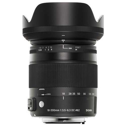 Sigma 18-200mm f/3.5-6.3 DC Macro OS Contemporary Lens (Nikon)