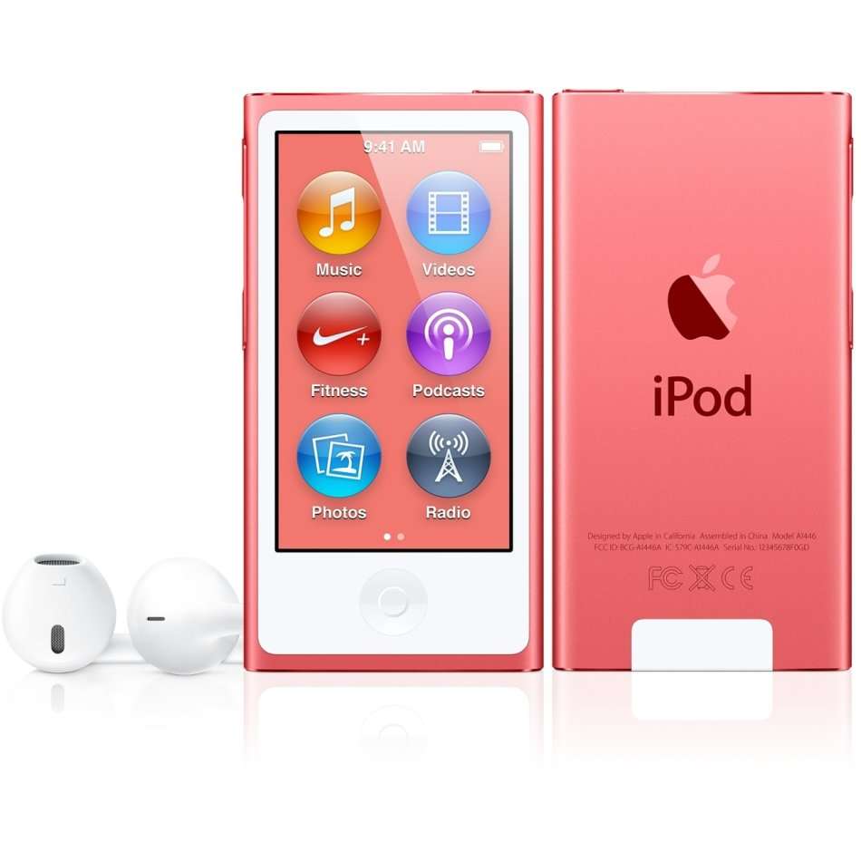 APPLE 16GB IPOD NANO - PINK (7TH GENERATION) | MD475QB/A