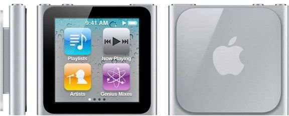 Apple iPod nano 6th Generation (16GB) (Silver) MC526