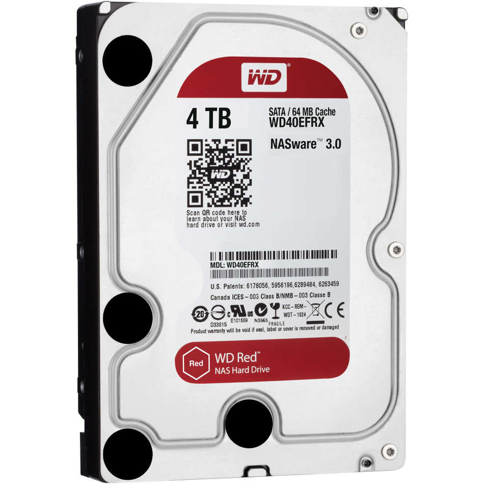 Western Digital RED 4TB HDD Internal 3.5" Can be used in Servers, Desktops, DVRs Etc Grab a Bargain